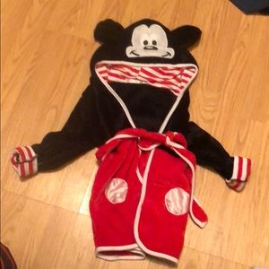 Mickey hooded bathrobe